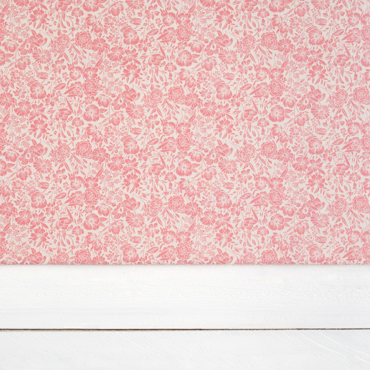 Pink Floral Paper Background