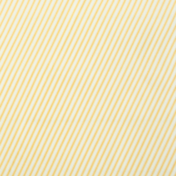 Yellow Striped Fabric | 100% Cotton Poplin | Rose and Hubble